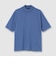 GIZA COTTON MOCK NECK KNIT TEE