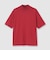 GIZA COTTON MOCK NECK KNIT TEE