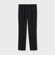 WOOL SERGE TAPERED SLACKS
