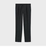 WOOL SERGE TAPERED SLACKS