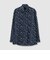 FLOWER PRINT CORDUROY FLY FRONT 　SHIRT