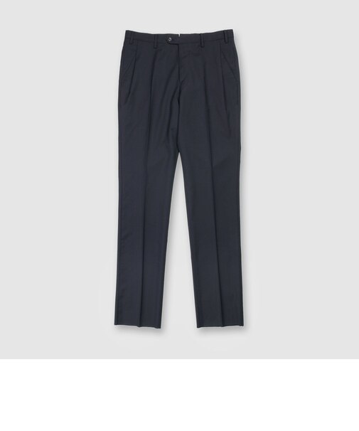 WOOL TROPICAL STRETCH TAPERED SLACKS