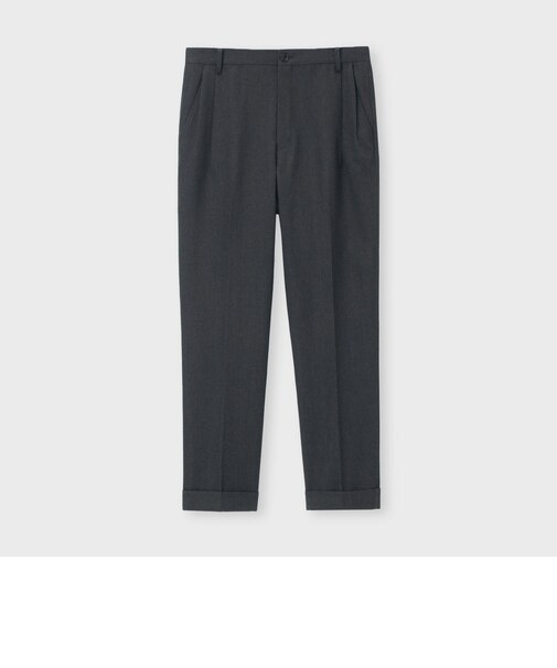 WOOL CALZE COMFORT TAPERED SLACKS [カルゼ テーパードパンツ]