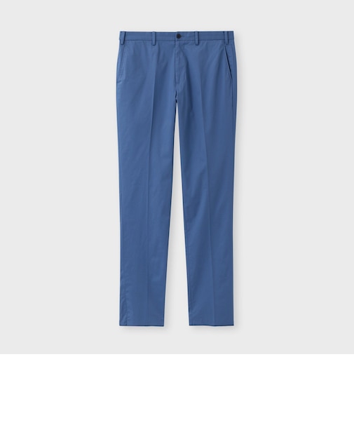 STRETCH COTTON  NO PLEATS TAPERD SLACKS[ストレッチコットン ノープリーツ テーパードスラックス]