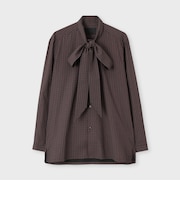 GEOMETRIC PRINT BRIAN BOW 　BLOUSE