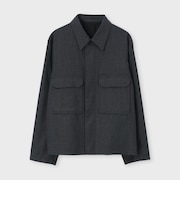 WOOL FLANNEL SHIRT 　BLOUSON