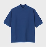 DEMON PIQUE MOCK NECK 　S／S SWEATER [鬼カノコ モックネック SSセーター]