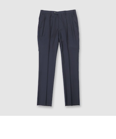 WOOL LYOCELL TAPERED SLACKS