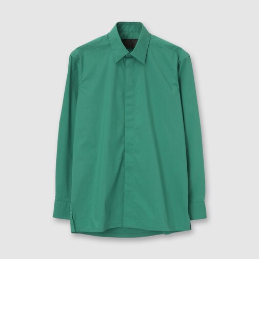SOLID FLY FRONT SHIRT