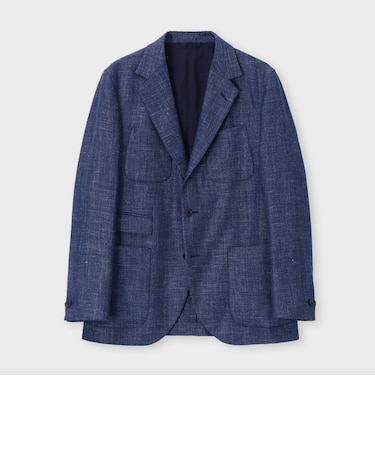 WOOL SILK LINEN HUNTING JACKET [ホップサック ハンティングジャケット]