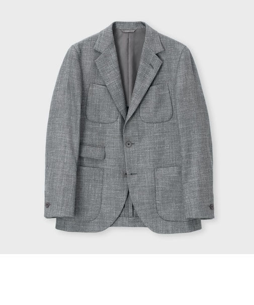 WOOL SILK LINEN HUNTING JACKET [ホップサック ハンティングジャケット]