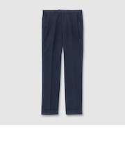 DIAGONAL MOLESKIN TAPERED 　SLACKS