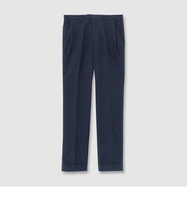 DIAGONAL MOLESKIN TAPERED 　SLACKS