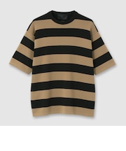BOLD STRIPE KNIT TEE