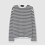 FRENCH STRIPE CREW NECK SWEATER