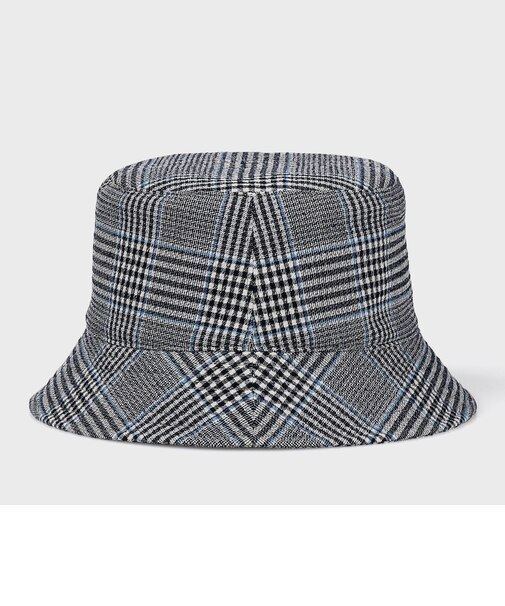 GLEN PLAID SEERSUCKER BUCKET HAT [グレンチェック バケットハット]