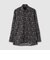 FLOWER PRINT FLY FRONT 　SHIRT