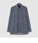 FLOWER PRINT FLY FRONT 　SHIRT
