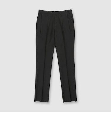 MOHAIR SILK TAPERED SLACKS
