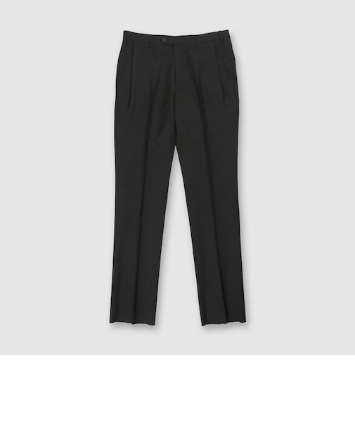 MOHAIR SILK TAPERED SLACKS