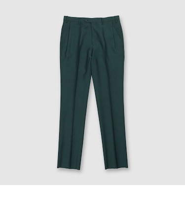 MOHAIR SILK TAPERED SLACKS