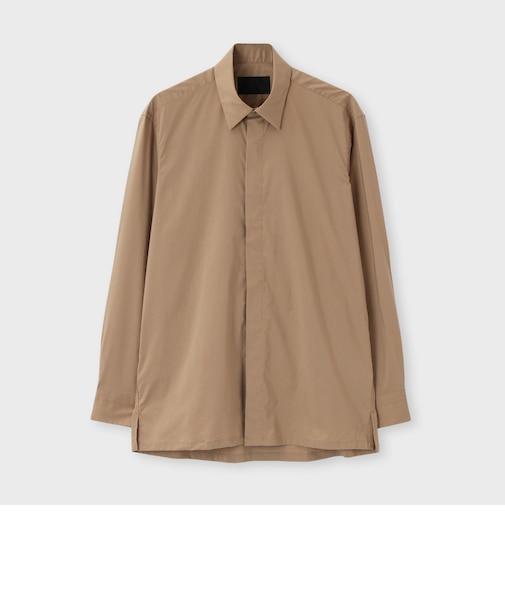 SOLID FLY FRONT 　SHIRT