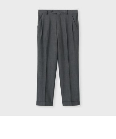 WOOL MOHAIR STRAIGHT  SLACKS  [ウールモヘア ストレートパンツ]