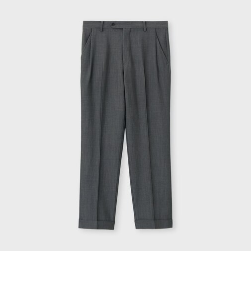 WOOL MOHAIR STRAIGHT  SLACKS  [ウールモヘア ストレートパンツ]
