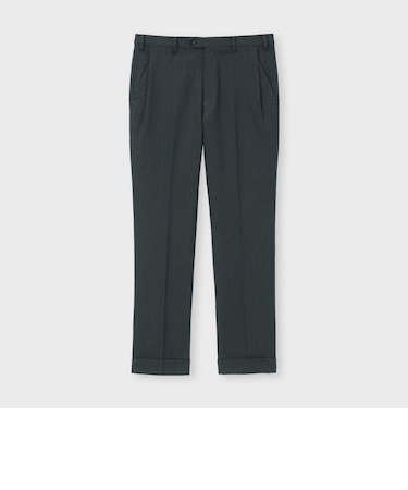 HERRINGBONE CASUAL  TAPERD SLACKS [ヘリンボーン テーパードパンツ]