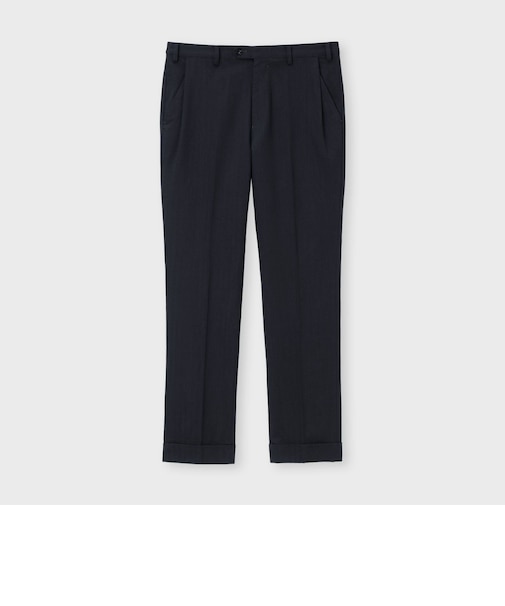 HERRINGBONE CASUAL  TAPERD SLACKS [ヘリンボーン テーパードパンツ]