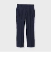 WOOL SILK STRAIGHT  SLACKS [ウールシルク ストレートパンツ]