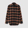 PLAID FLANNEL WESTERN　SHIRT