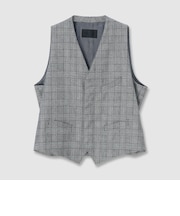GLEN CHECK EMSEMBLE 　VEST