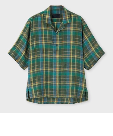 PROVENCE COLOUR CHECK SS SKIPPER [プロヴァンスチェック リネンSSスキッパー]