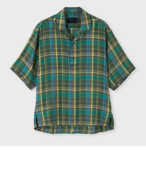 PROVENCE COLOUR CHECK SS SKIPPER [プロヴァンスチェック リネンSSスキッパー]