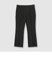 MOHAIR SILK BOOT CUT SLACKS