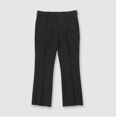 MOHAIR SILK BOOT CUT SLACKS