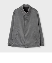 GINGUM CHECK VELVET COACH JACKET