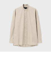 PIN OXFORD BAND COLLAR L／S  SHIRT [ピンオックス バンドカラーLSシャツ]