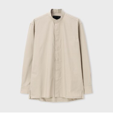 PIN OXFORD BAND COLLAR L／S  SHIRT [ピンオックス バンドカラーLSシャツ]