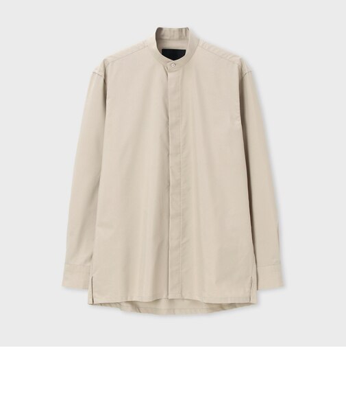 PIN OXFORD BAND COLLAR L／S  SHIRT [ピンオックス バンドカラーLSシャツ]