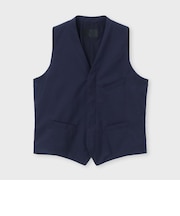 WOOL SILK EMSEMBLE  VEST [ウールシルク ベスト]