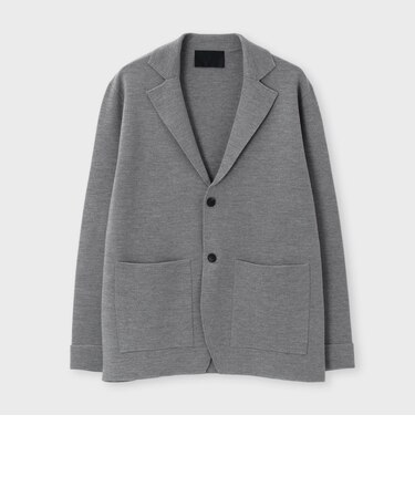 EFMW MILANO RIB KNIT JACKET [エクストラファインメリノ ニットジャケット]