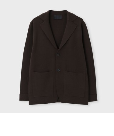 EFMW MILANO RIB KNIT JACKET [エクストラファインメリノ ニットジャケット]