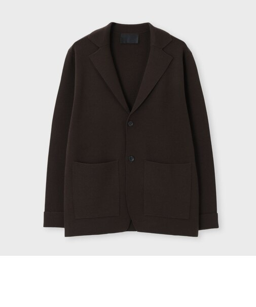 EFMW MILANO RIB KNIT JACKET [エクストラファインメリノ ニットジャケット]