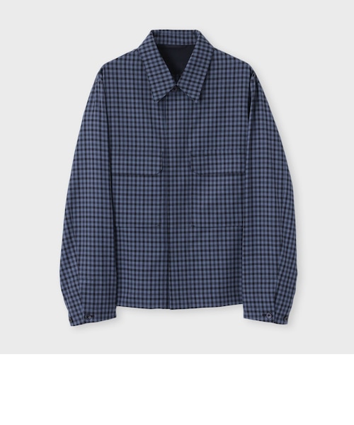 GINGUM CHECK ACTIVE WOOL SHIRT BLOUSON [ギンガムチェック シャツ