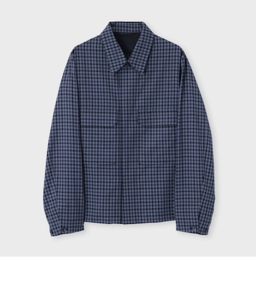 GINGUM CHECK ACTIVE WOOL SHIRT BLOUSON [ギンガムチェック シャツブルゾン]