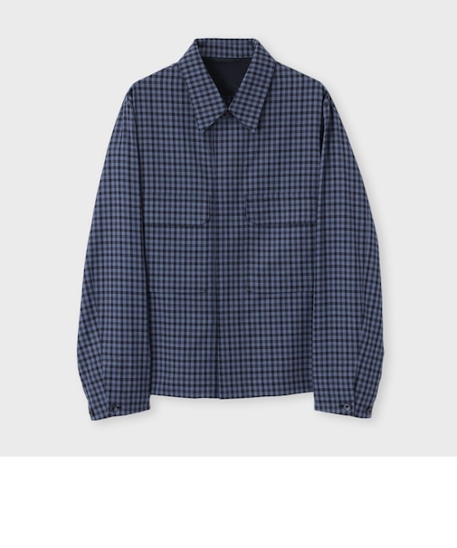 GINGUM CHECK ACTIVE WOOL SHIRT BLOUSON [ギンガムチェック シャツブルゾン]