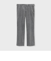 GINGUM CHECK VELVET BOOT CUT 　SLACKS