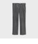 GINGUM CHECK VELVET BOOT CUT 　SLACKS